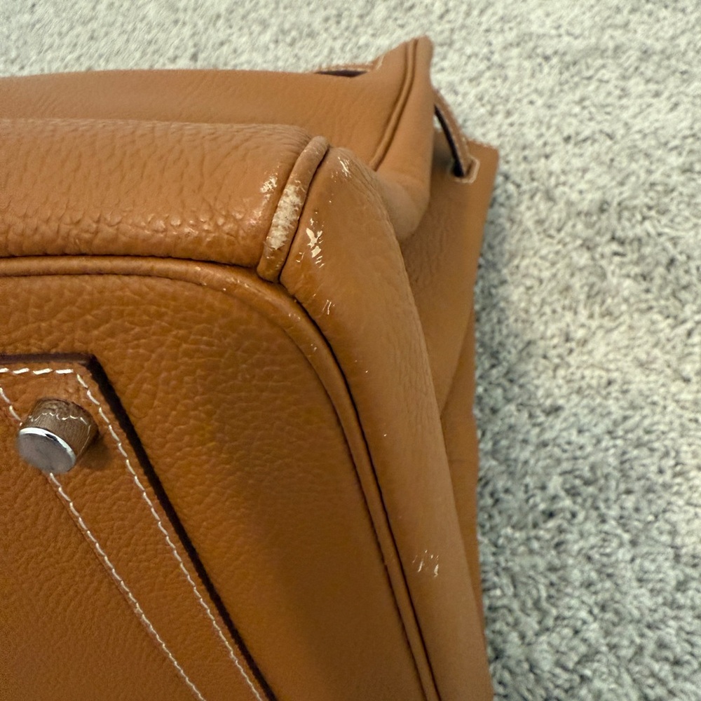INSPIRED B BAG SIZE 40 in GOLD with palladium hardware - Picture 13 of 16